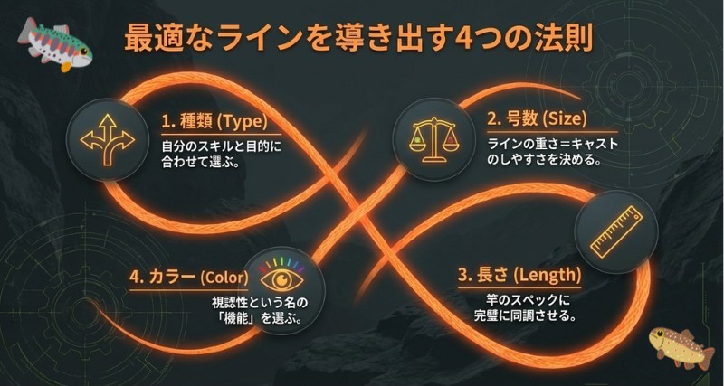 テンカララインの選び方