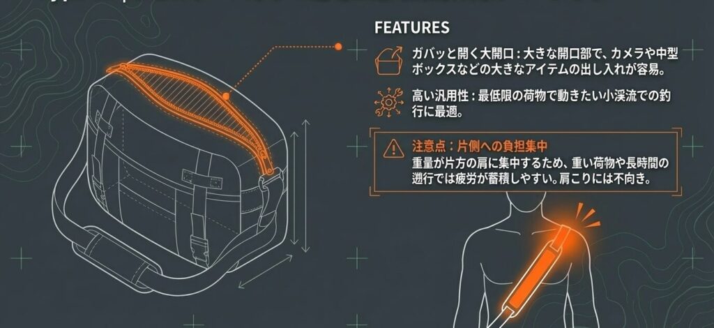ショルダーバッグの特徴