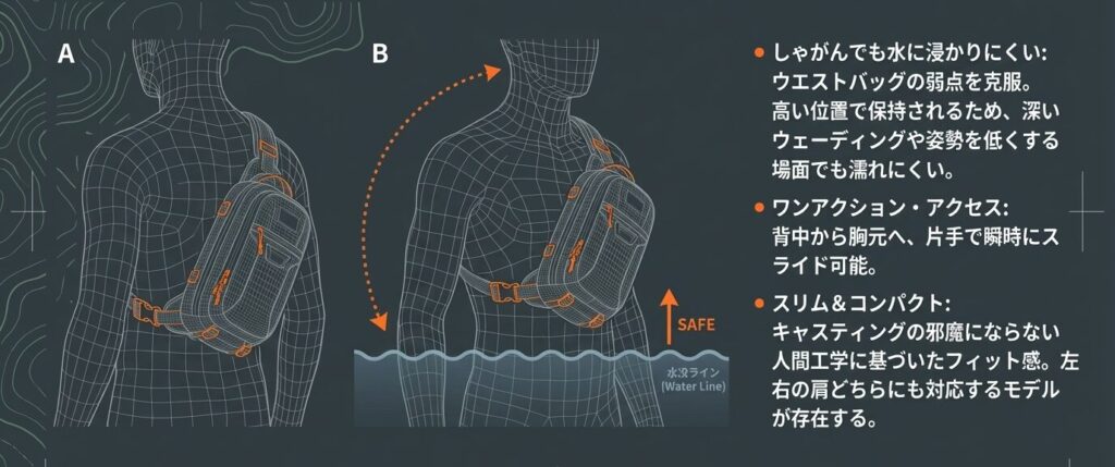 スリングバッグの特徴